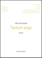 Tantum ergo SATB choral sheet music cover